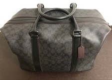COACH F76811-JI079 Signature Boston Duffle Bag 2Way Brown 47cm
