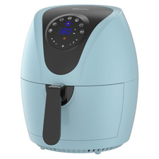 Image of EMtronics Digital Large 4.5L Air Fryer with 60 Minute Timer - Aqua Blue