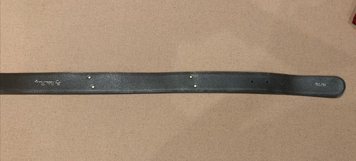 Vintage Paloma Picasso Black Patent Leather Semi-Wide Belt X Aplique Small - Afbeelding 9 van 12