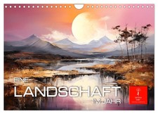 Calendar 2027 US Version A landscape in the year Wall Calendar 2027 12" 8