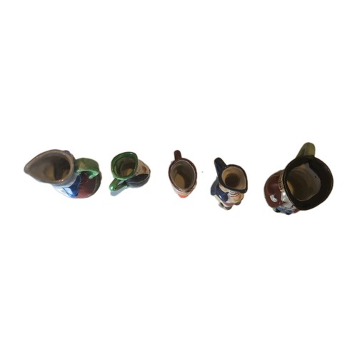 Mini Bud Vases - Toby, Occupied Japan - Lot Of 5 - Picture 6 of 6