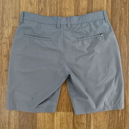 TRAVIS MATHEW WANDERLUST SHORTS MENS SZ 34 GRAY POLYESTER 9" INSEAM - Picture 6 of 7