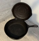Vintage Cast Iron Wagner Ware Sidney -O- #8 Chicken Fryer 1088 with Lid
