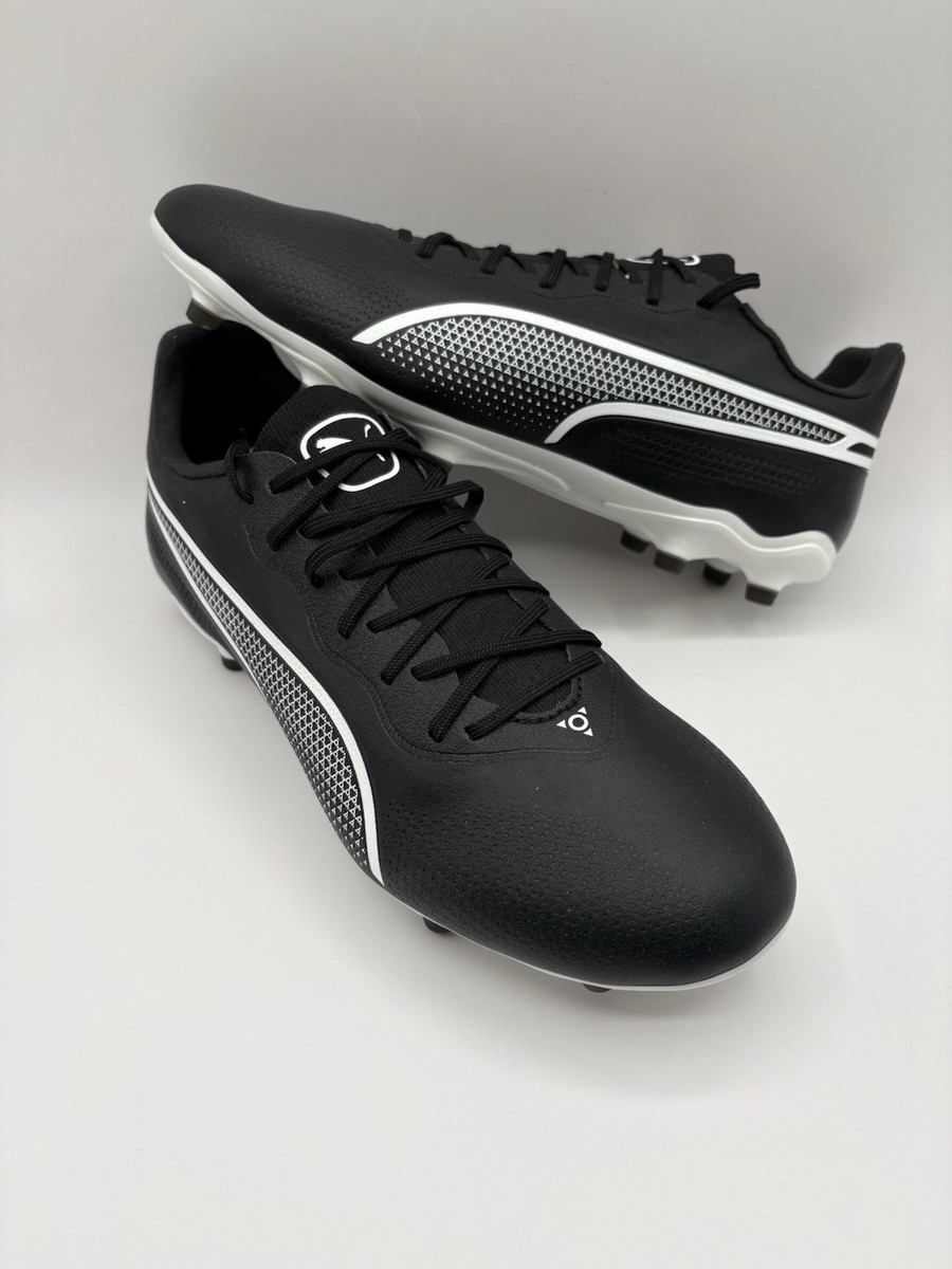 New PUMA King Pro FG AG Mens Size 9 Black White Classic