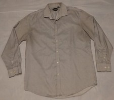 BLACK LABEL by RUFFINI mens long sleeve slim fit shirt size 16-16.5 Italy
