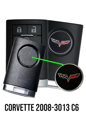 NEW CORVETTE 1 pcs 25MM. Key Fob Remote Badge Logo Sticker Emblem C6 CORVETTE