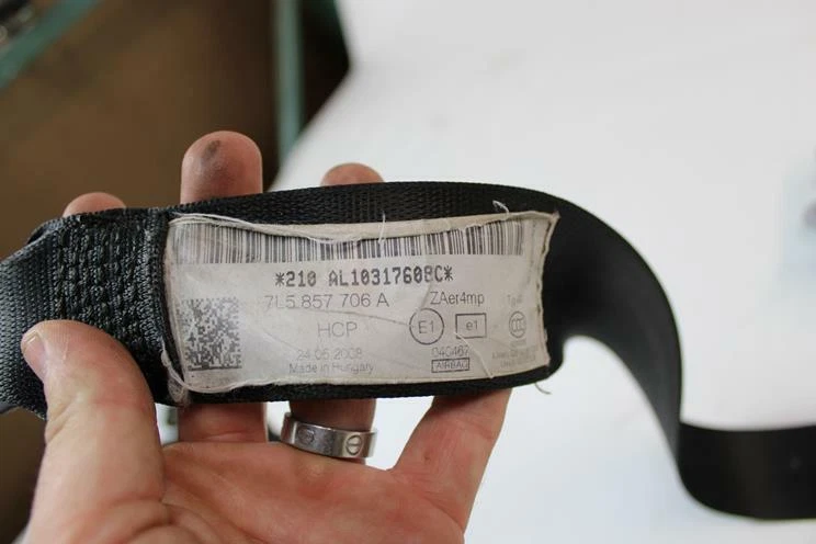 7L5857706 Correa Delantera Derecha Porsche Cayenne Cinturón Superior 955 Foto 3 de 4