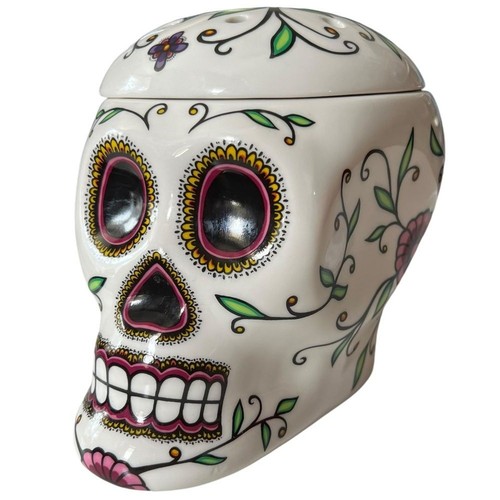 Scentsy Calavera Scalda Zucchero Teschio Ritirato Raro Difficile Da Trovare Giorno dei Morti