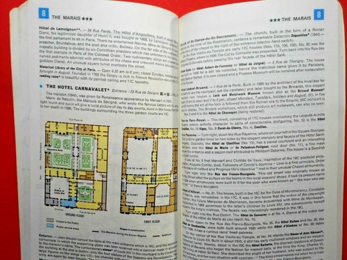 PARIS Michelin Tourist Guide 3rd edition Paperback 1979 VINTAGE - Picture 6 of 9