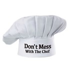 Hyzrz Funny Chef Hat - Don't Mess with The Chef - Adjustable Kitchen Cooking .