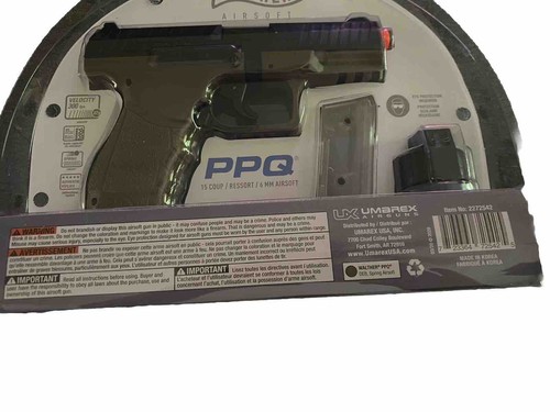 Walther PPQ Spring Powered 6mm BB Pistol Air soft Gun - Picture 3 of 6