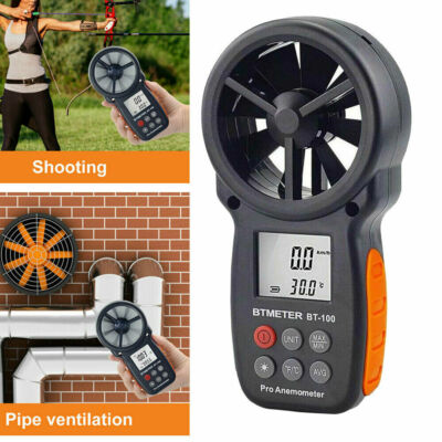 Digital Anemometer Pro Wind Speed Meter Wind Measuring 0.3-30m/s BTMETER BT-100