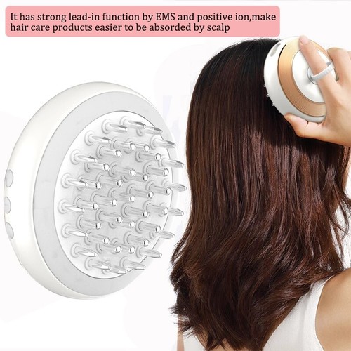 EMS Infrared LED Red Light Therapy Hair Comb Plant Growth Lamp Vibration Massage - Picture 10 of 14