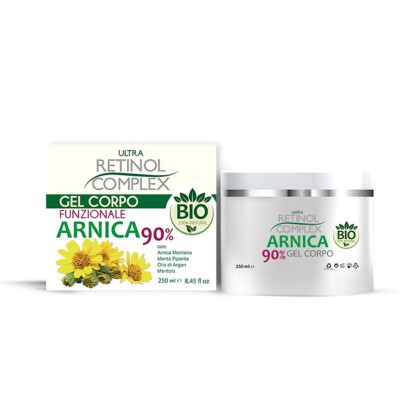 Ultra RETINOL COMPLEX Bio Gel Körper Konzentrat Funktionsjacke Arnika 90% 250ML