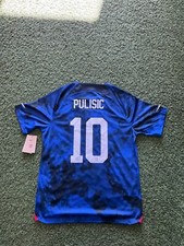 Nike Men's USA Away Jersey 22/23 10 Pulisic - Blue