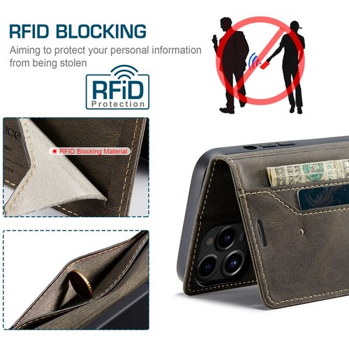 Magnetic Wallet Case Leather Flip Cover for iPhone 16e/16/15/14/13/12/11 XR SE 8 - Picture 13 of 23