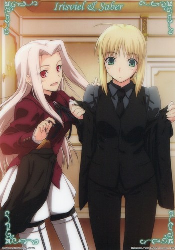 mittlere Federtafel Shitajiki Fate Stay Night Zero Anime Saber Irisviel