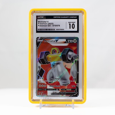 Pokemon Melmetal V Holo #075 Pokemon GO 2022 - CGC 10 GEM MINT | eBay