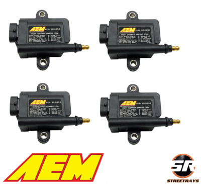 AEM Electronics 30-2853 Universal High Output IGBT Inductive Smart Coil - Qty 4