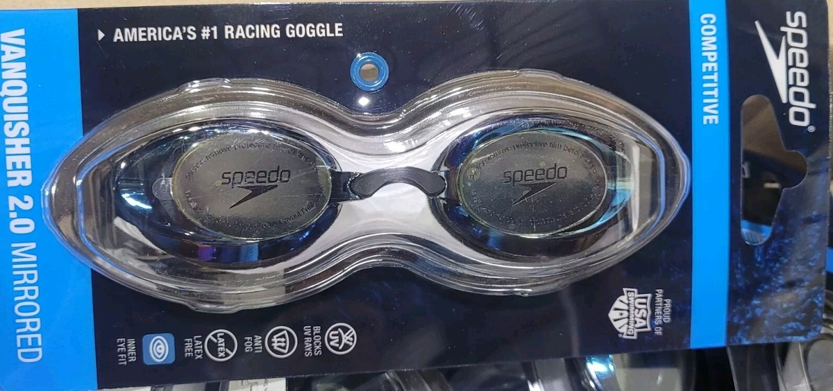 Speedo Unisex-Adult Competitive Swim Goggles Mirrored