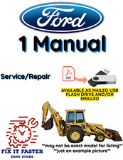 FORD 575D BACKHOE LOADER SERVICE REPAIR SHOP MANUAL PDF USB