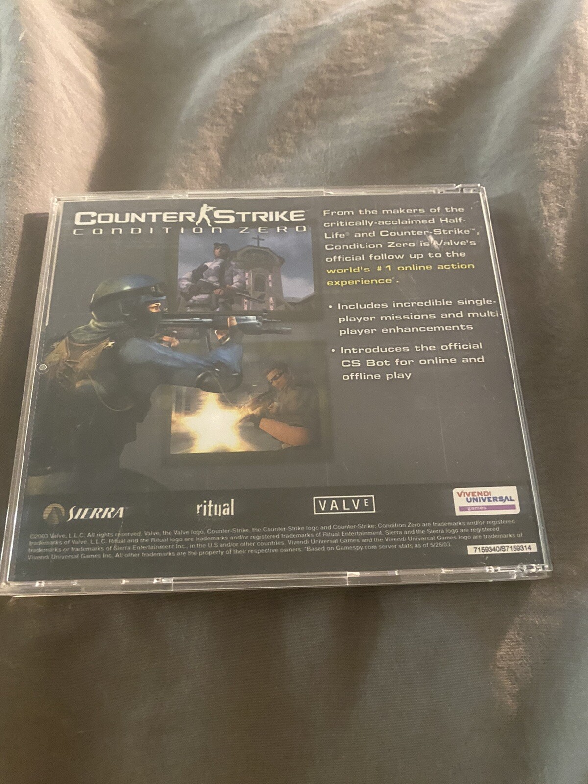 Counter Strike Condition Zero PC CD Game (Valve/Sierra 2004) with CD Key