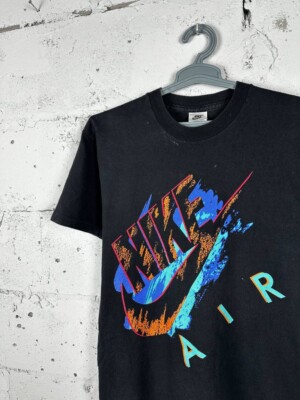 Vintage Nike 90s T Shirt Big logo Single Stitch Size S | eBay