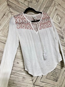 knox rose peasant top