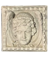 Angel Cast Stone Relief