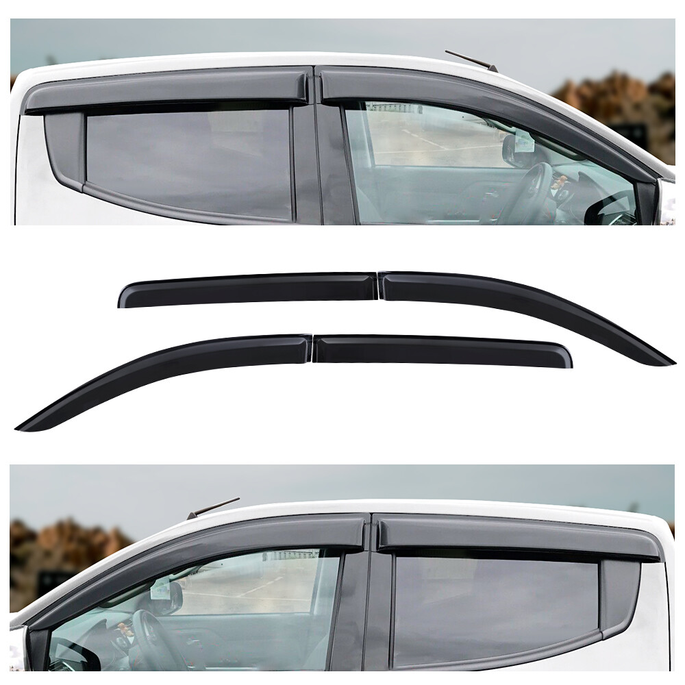 Wind Deflectors Rain Guards for Mitsubishi L200 Triton MK5 20152023