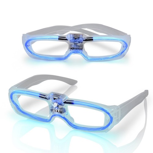 Gafas activadas por sonido azules