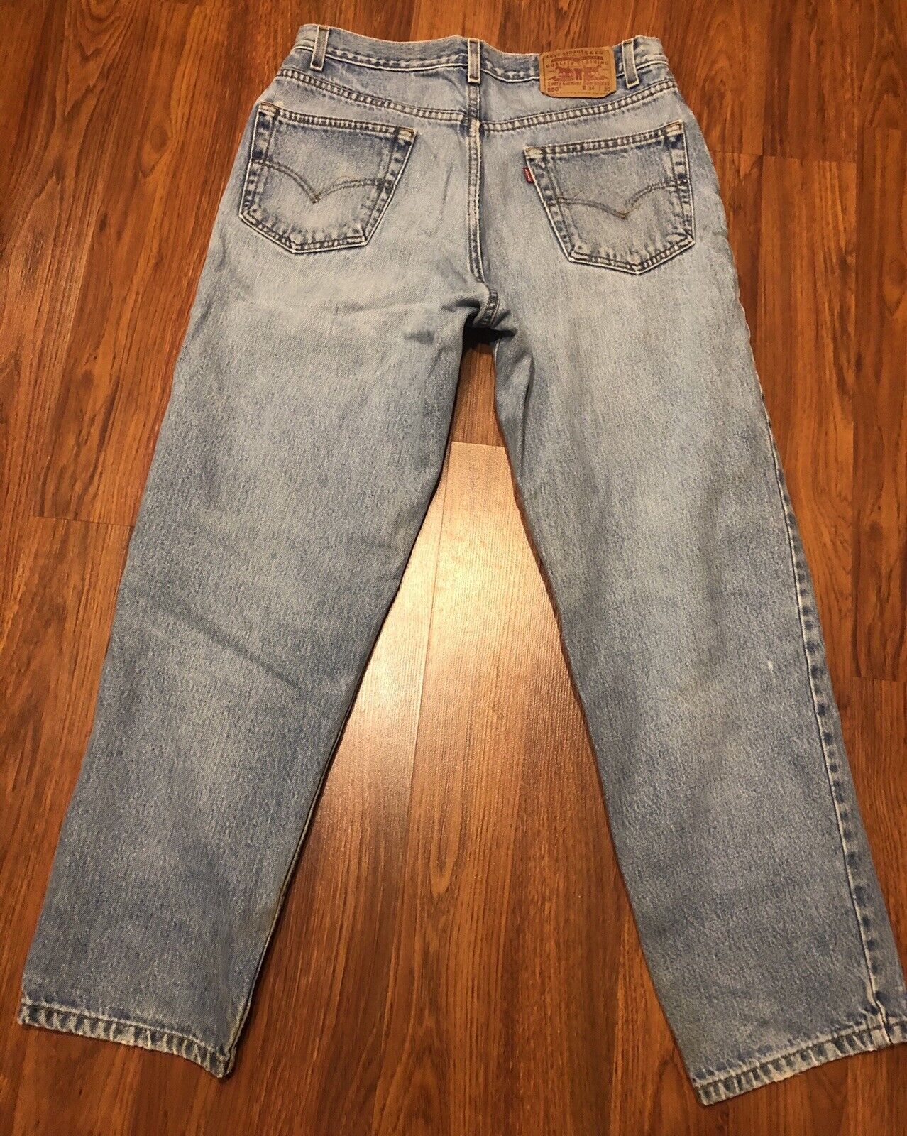 Mens Vtg Levi’s 550 Distressed Destroyed Stained … - image 10