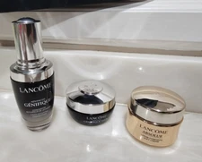 Lancome Advanced  Genifique 1 oz & Yeux.5oz, Absolue Crème Fondante Cream .5oz