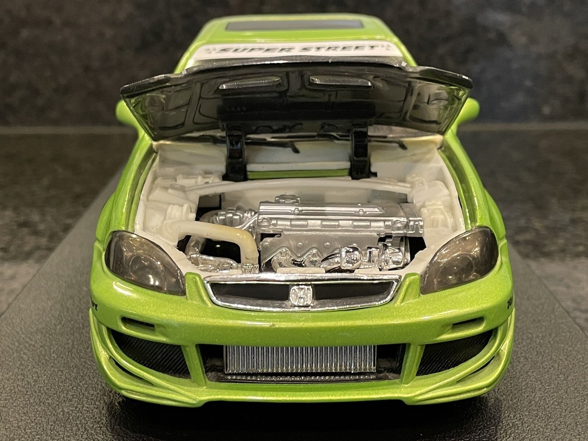 Diecast Car HotWheels 1:18 Super Street Custom Honda Civic RARE | eBay