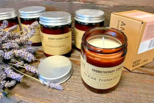 Vegan Soy Wax Candle 200g – Hand-Poured, Aromatherapy, Essential Oils