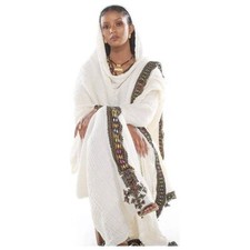 Ethiopian  Eritrean Elegant Traditional Habesha Dress