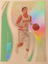 2019-20 Panini Illusions Emerald Astounding #20 Trae Young Atlanta Hawks NBA