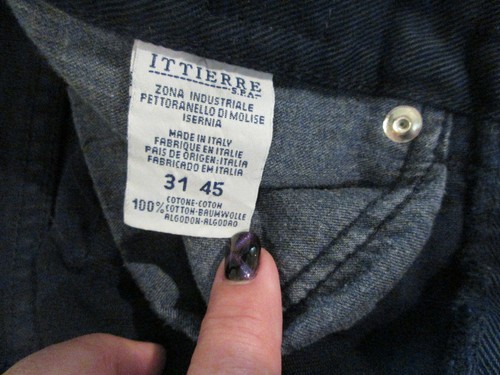 VTG 80'S VERSACE MENS JEANS 31 X 34 MEDUSA HEAD 80'S COTTON JEANS DARK WASH EUC - Picture 6 of 7