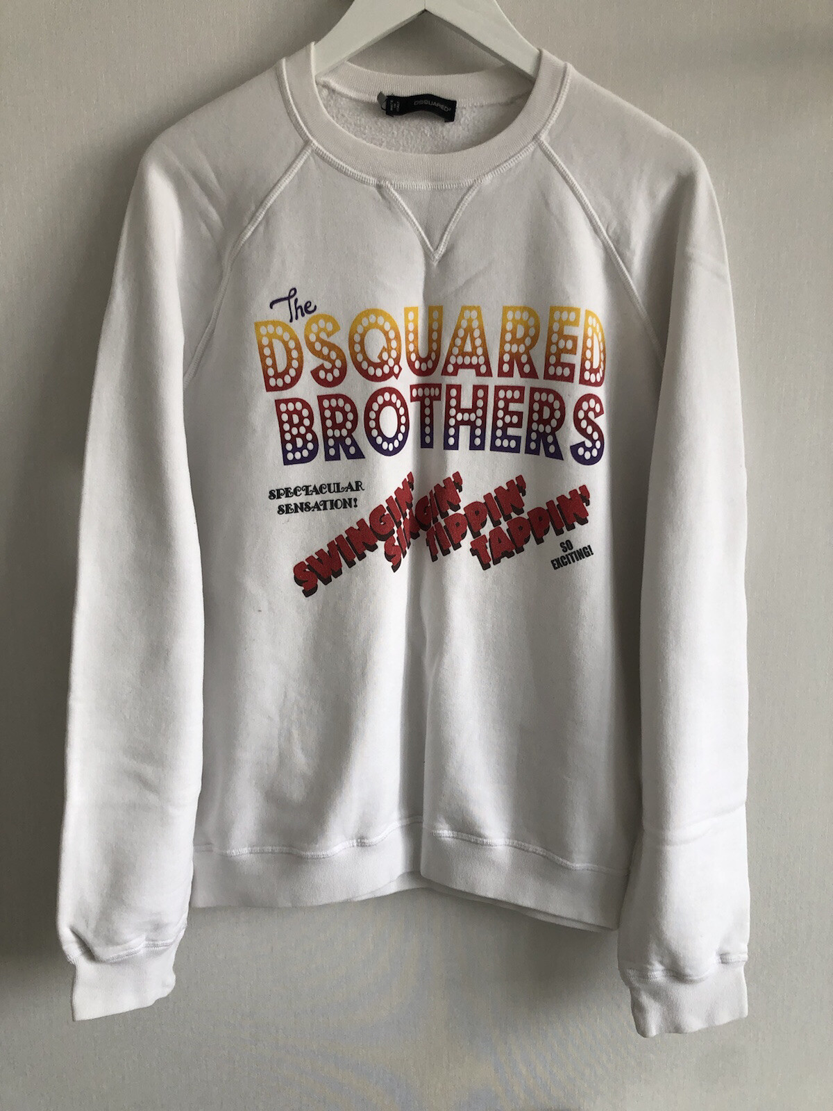 Dsquared2 White Sweatshirt Jumper 