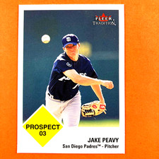 Jake Peavy 2003 Fleer Tradition Prospect Card #427 MLB San Diego Padres