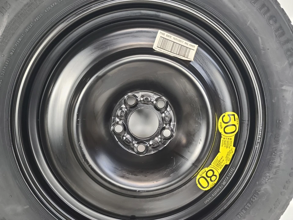 SPARE TIRE W/JACK KIT18" FITS 2012-2019 LAND ROVER RANGE ROVER EVOQUE DONUT - Image 3 of 4