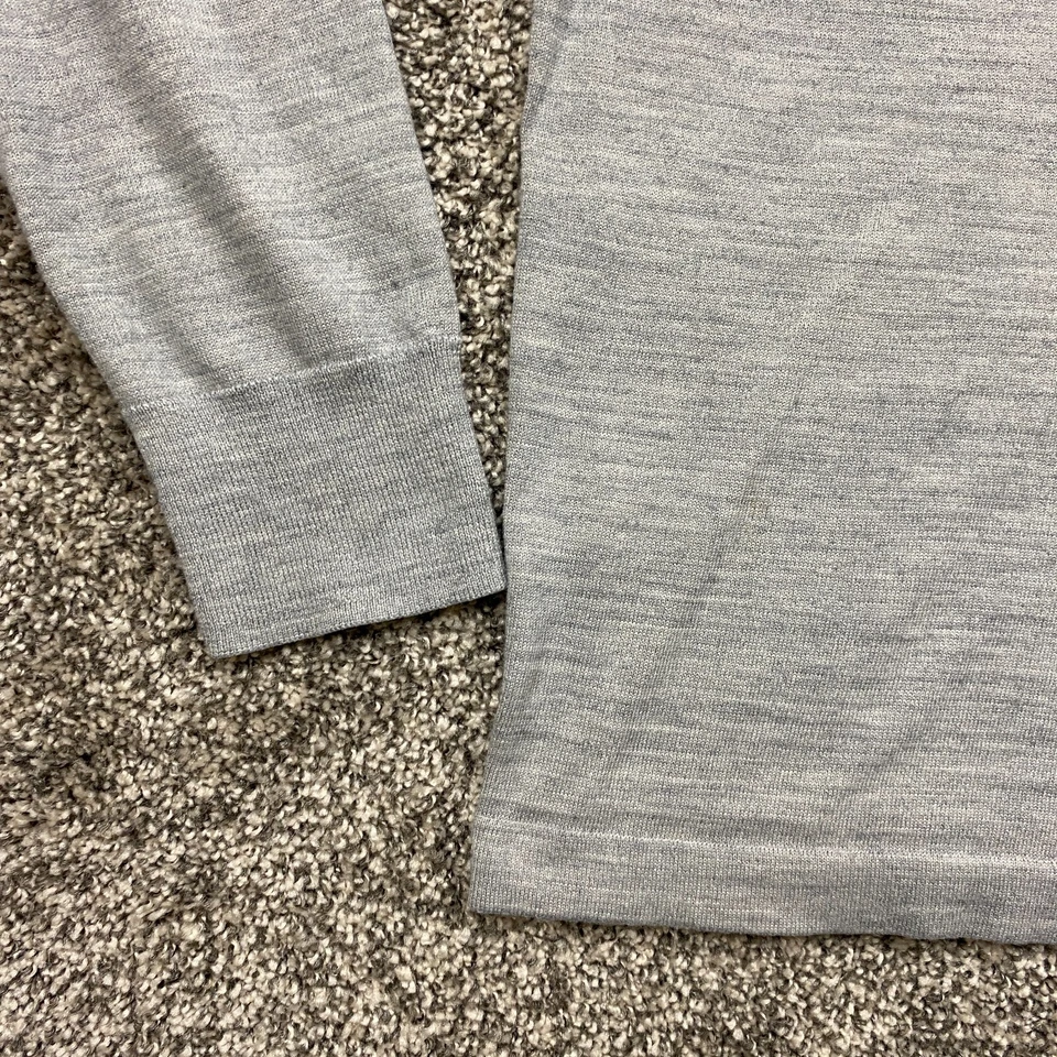 NORDSTRO sweater mens M 1/4 zip COOLMAX  MERINO WOOL pullover wicking Breathable - Image 3 of 4