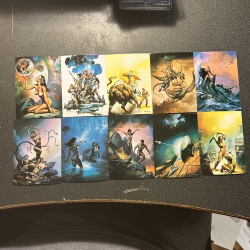 Boris Vallejo: 1991 & 1992 Complete Sets 1-90 On Both Sets. Both In Ex Condition - Picture 13 of 17