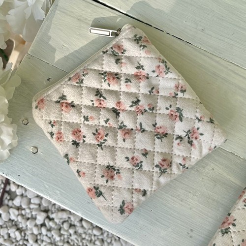 Flower Printed Laptop Sleeve Quilted Notebook Case for 11-15 Inch Laptop Tablet - Picture 6 of 18