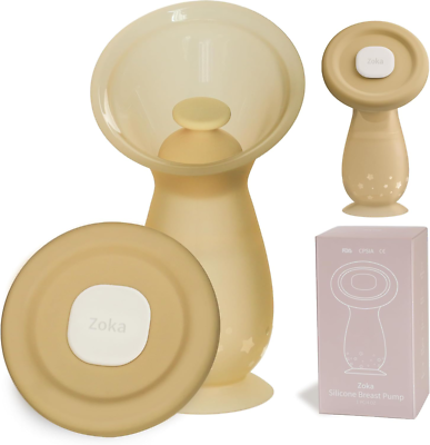 #ad Zoka Manual Breast Pump with Suction Base and Silicone Milk Collector 4Oz $6.99