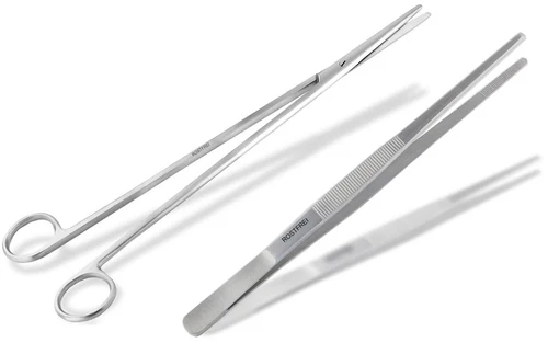 Tweezers Scissors Set Straight Curved 11.5cm to 30cm 2 Piece LARGE SELECTION