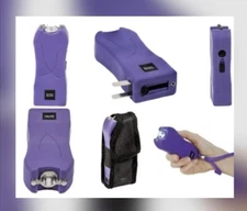 Police Stun Gun Maximum Power Rechargeable With Bright Flashlight LED HIGH RATED