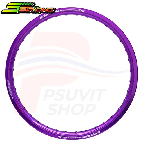 S-Strong Series 7 Aluminium Wheel Rims Motocross 2.15x18&1.60x21 (36 Holes) Pur. - Picture 5 of 6