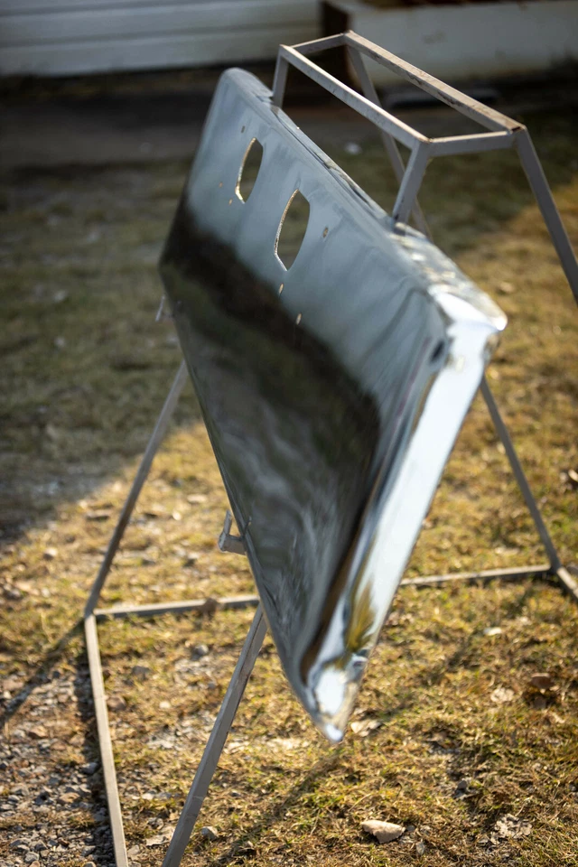 Ford L Series Chrome 18" Square Bumper USA - Fits L LT LN LNT 9000 900 8000 800 - Image 4 of 4