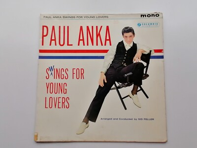 PAUL ANKA  SWINGS FOR YOUNG LOVERS  ORIG 1960  UK  LP      COLUMBIA 33SX 1268